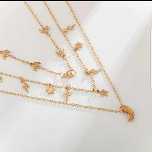 ☆Lianna☆ Cosmic Layered Necklace - Picture 3 of 6